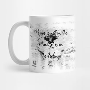 POWER FEELINGS B/W Mug